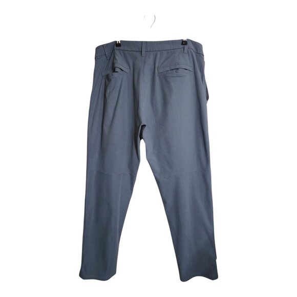 Lululemon Pant Men 36 Gray Commission Classic Gym Golf Athleisure Preppy LM5AEWS - Picture 2 of 8
